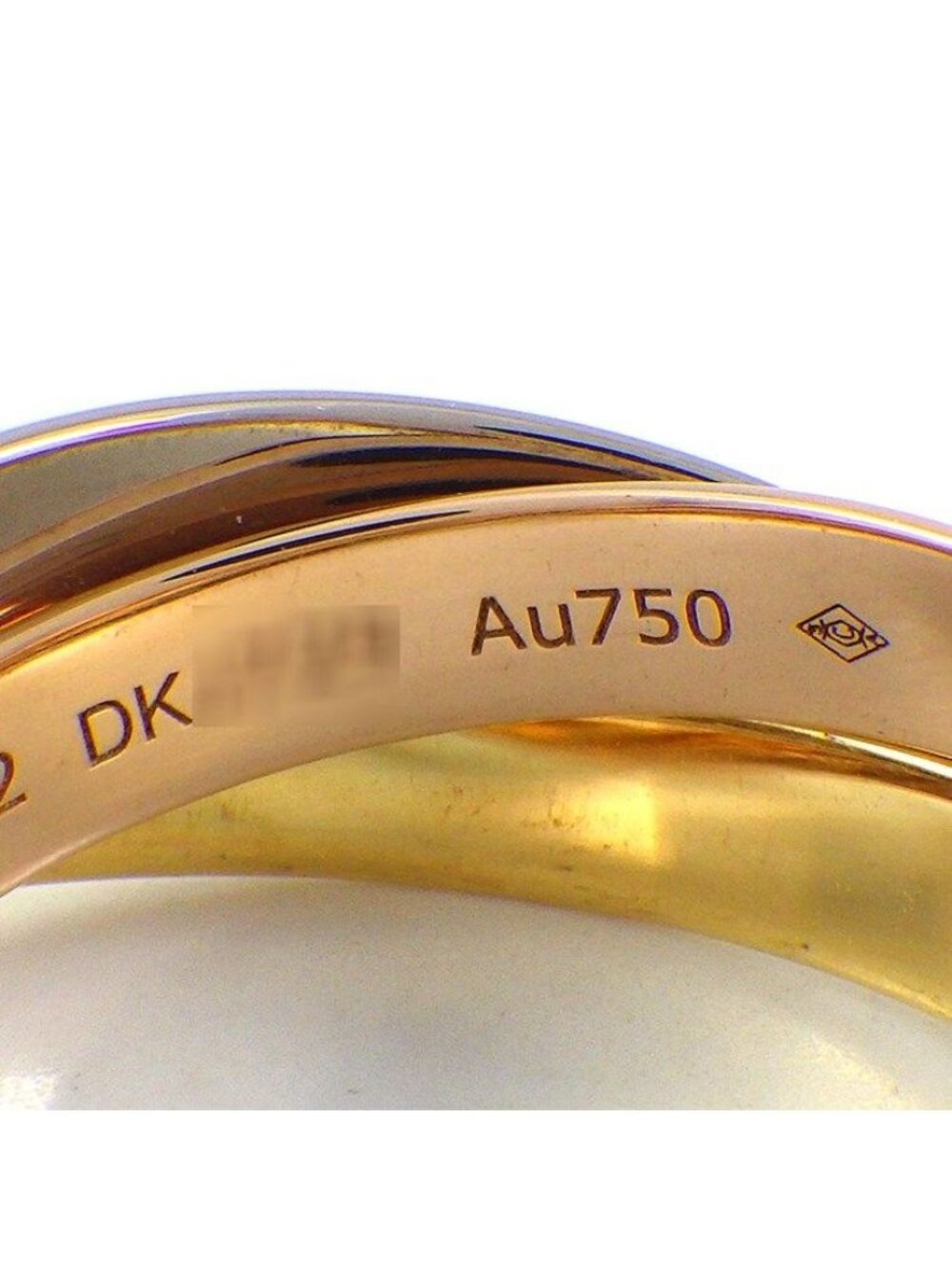 Cartier Ring Trinity Classic Model MM Three Color Diamond - Picture 5 of 11